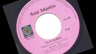 ANA MARTÍN  "YO TE QUIERO"