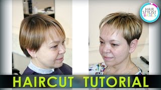 Haircut Tutorial: Women's Short Haircut (Короткая женская стрижка)