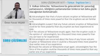 YDS Online Türkçe İngilizce Çeviri Soruları -  Set 1