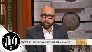 David Fizdale calls LeBron James-Pat Riley tension 'water under the bridge' | The Jump | ESPN