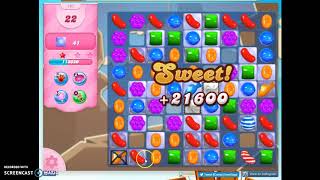 Candy Crush Level 797 Audio Talkthrough, 2 Stars 0 Boosters