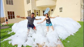 WE FILLED OUR HOUSE WITH FOAM *100,000 LITRES* !!!