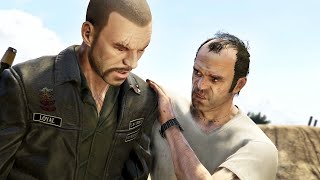 GTA 5 -  Trevor kills Johnny Klebitz from GTA 4 Lost and Damned [PS4 1080p] (Johnny Klebitz Death)