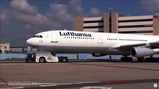 Lufthansa A330 - Frankfurt to Seattle - Takeoff at Frankfurt [Eng Sub]