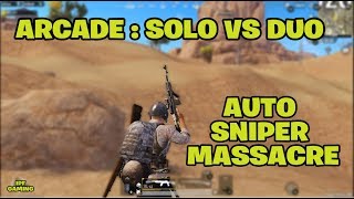 PUBG Mobile Solo vs Duo Arcade Sniper Match. PUBG Mobile Gameplay by IPF Gaming