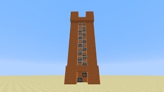 Minecraft - Super Fast Piston Elevator for 1.8 [Tutorial] (OLD VERSION)