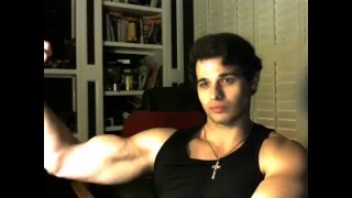 muscle flexing