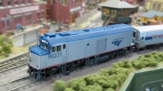 Rapido Amtrak NPCU "Cabbage" and F40PH in HO Scale