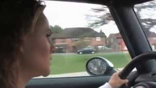 sexy woman smoking in car1