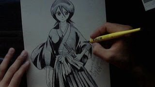 KUCHIKI RUKIA SPEED DRAWING