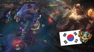 한국 3대리신 저라뎃 그의 미친 바론스틸 【KoreaTop3ºLeesin Montage 】