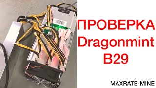 Dragonmint B29. Проверка майнера antminer Dragonmint b29