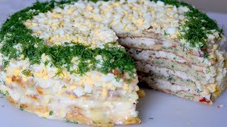 ВОТ ТАК ИДЕЯ! НОВЫЙ ЗАКУСОЧНЫЙ ТОРТ ИЗ СЫРНЫХ ЛЕПЕШЕК!