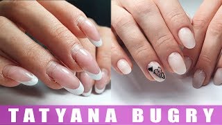 Коррекция Акригелем спустя 5недель/ Стемпинг Гель Красками/ Татьяна Бугрий