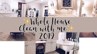 Clean With Me // Whole House // Cleaning Motivation 2019