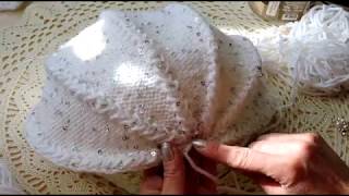 Чалма Мой вариант МК Turban My version رابط فيديو الكوفيه الرجالي وفيه شرح الغرزة المضلعة بالتفصيل