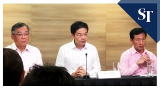 Minister for National Development Lawrence Wong elaborates on enhanced travel measures