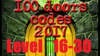 100 Doors 2018 Code Walkthrough - Level 16 - 30