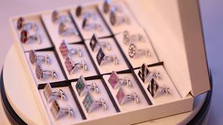 FJ9659 Elegant Cufflink Gift Set Men's Cuff Links 12 Pack