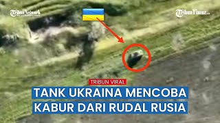 Full! Rekaman Detik-detik Kendaraan Lapis Baja Humvee Ukraina Diledakkan Ranjau Rusia
