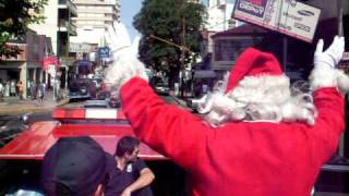 BOMBEROS DE LOMAS ZAMORA SALIDA CON PAPA NOEL AÑO 2008