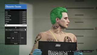 GTA 5 online - tutorial on how to make Jared Leto's Joker from Suicide Squad