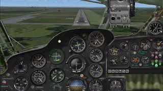 FS2004 Посадка Ту 104 в Одессе