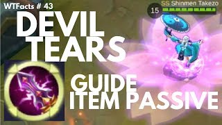 DEVIL TEARS PASSIVE TUTORIAL | WTFacts # 43 | Mobile Legends