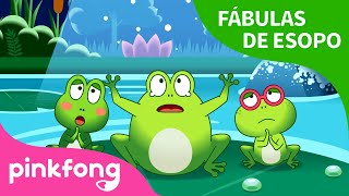 Las Ranas que Deseaban un Rey | Fábulas de Esopo | Pinkfong Cuentos Infantiles