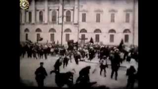 Кинохроника: Петроград, июль 1917, Временное правительство пулеметами разогнало митинг большевиков