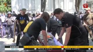 В Харькове инсценировали похороны Путина