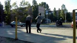Последние дни лета - паркур в Ровеньках 2009