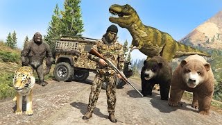 GTA 5 Mods - HUNTING RARE & EXOTIC ANIMALS IN GTA 5!! GTA 5 Hunting Mod! (GTA 5 Mods Gameplay)