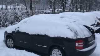 Jak szybko odśnieżyć samochód/How fast car snowing