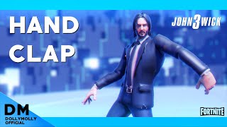 【MMD】Hand Clap - John Wick 【Fortnite】Dance Cover Animation (Model Showcase DL)