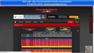 Twickerz Часть 1 Обзор букса Расчет доходности и очередная выплата# Как заработать 10$ в день#