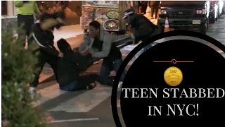 TEEN GETS STABBED IN NYC!!
