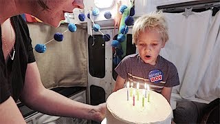 His (simple) 8 Year Old Birthday Wish Came True