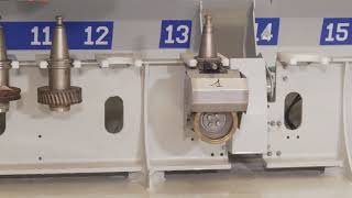 CMS Brembana Speed producing glass table