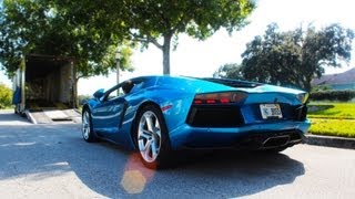 My Lamborghini Aventador delivery