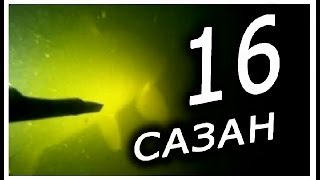 Spearfishing CARP 16 kg.  ВЗЯЛ САЗАНА НА 16 кг. Подводная охота
