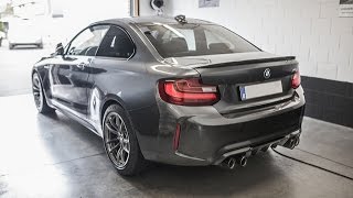 BMW M2 F87 Performance exhaust soundclip HD ! VERY LOUD