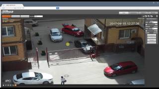 Пример дневной записи камеры Dahua IPC-HFW4431R-Z