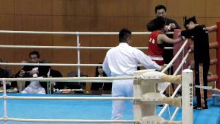 全日本女子アマチュアボクシング　新本亜也 対 三田祥子(3R)