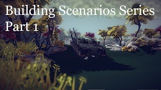 Building Scenarios in Besiege #1 Colored Floor