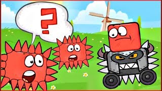 ШАР СТАЛ КВАДРАТОМ С ШИПАМИ ! в игре красный шарик  про New Red Ball 4 от Спуди !