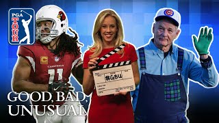 Faldo’s ace at Nantz’s, Fitzgerald’s wire-to-wire win & Kate Upton hosts golf trivia