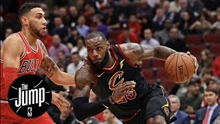 LeBron James practicing Michael Jordan's moves in Chicago? | The Jump | ESPN