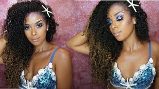 Glamorous Mermaid Makeup Tutorial - Halloween Look