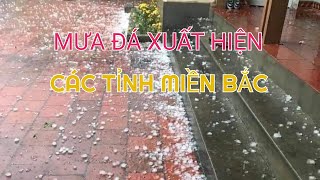 Lần đầu tiên tại miền bắc xuất hiện mưa đá vào đúng ngày mùng 1 tết nguyên đán